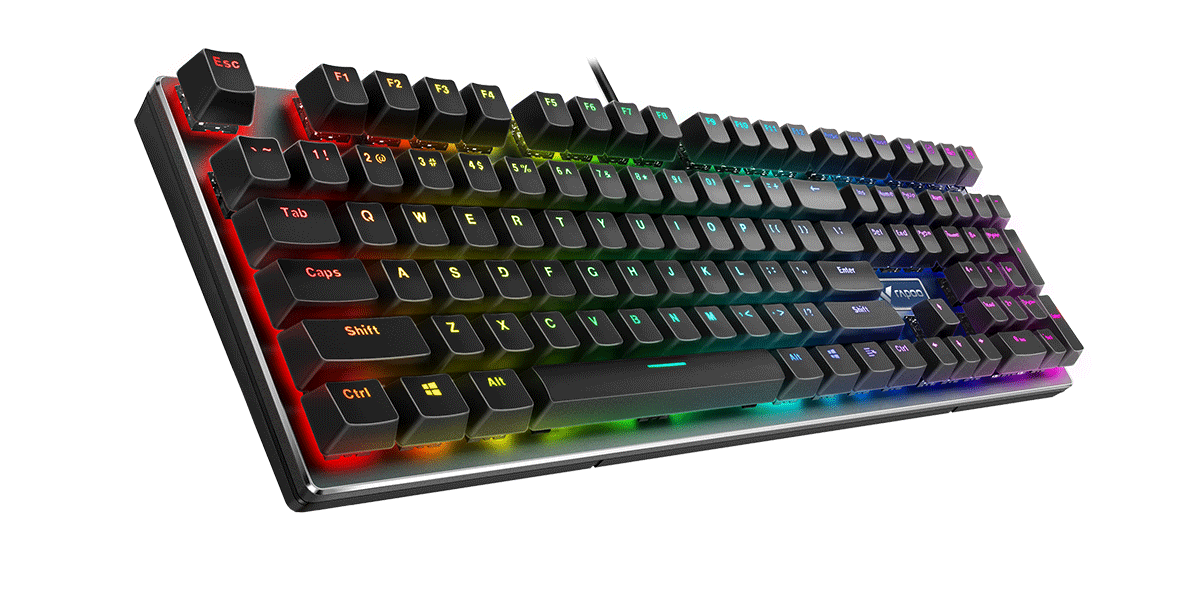 星途幻彩RGB背光游戏机械键盘 V700RGB合金版 产品主图