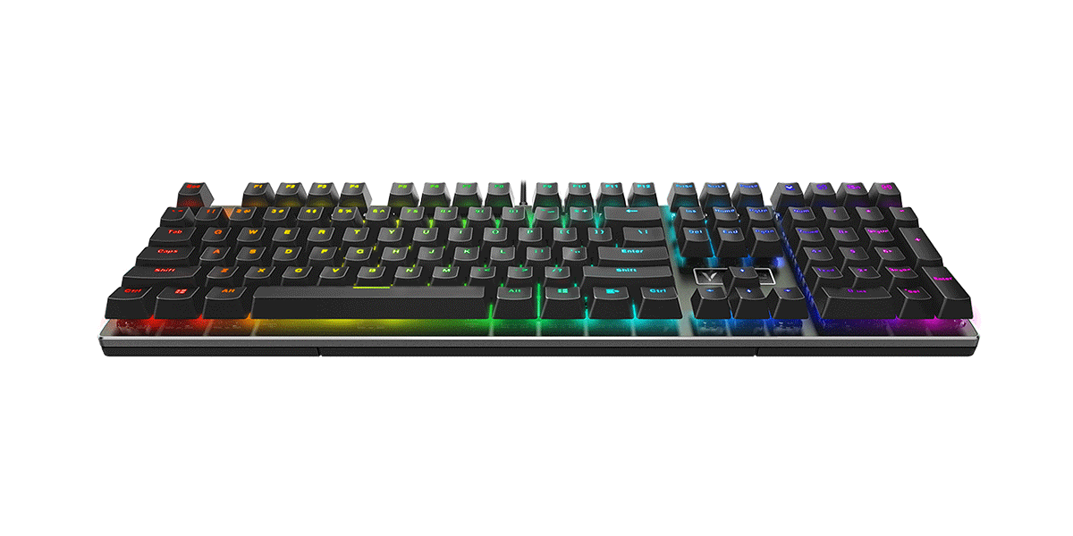 星途幻彩RGB背光游戏机械键盘 V700RGB合金版 详情配图