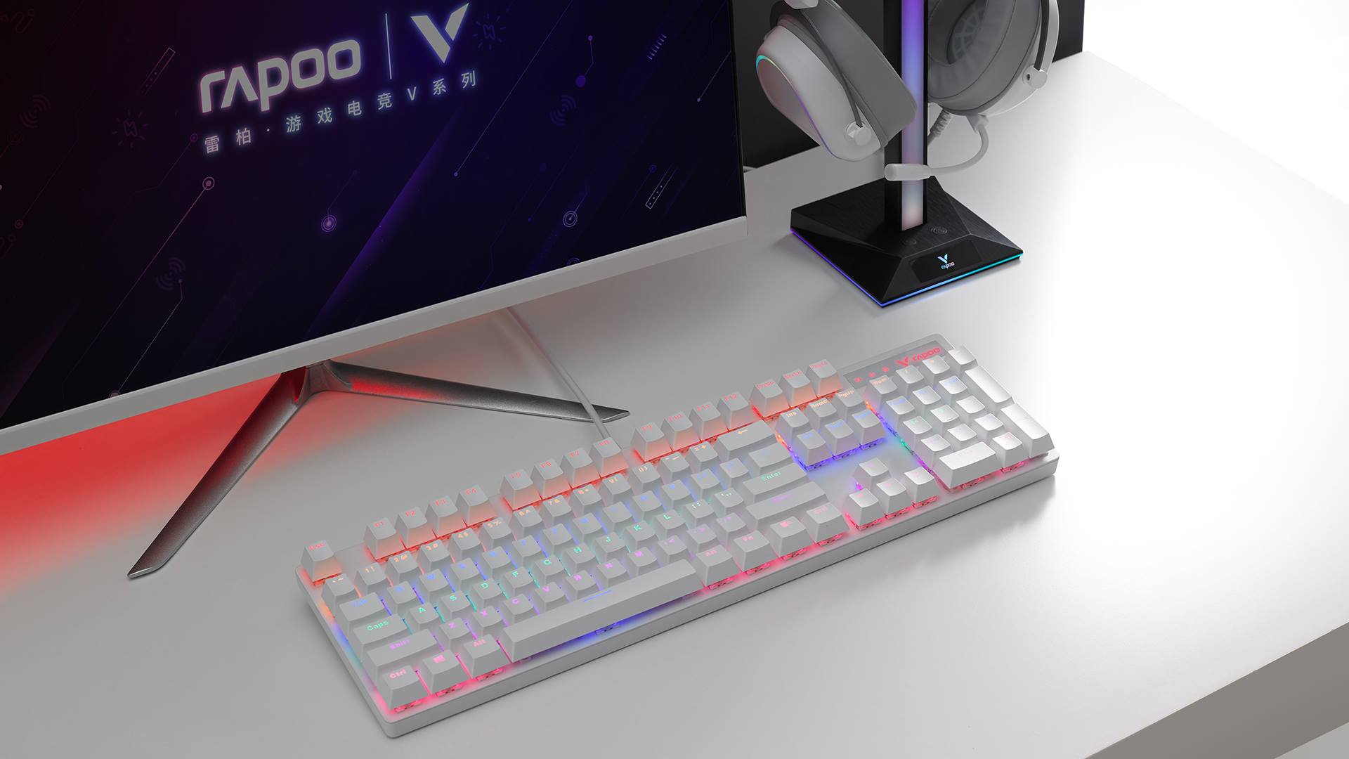 星途混彩背光游戏机械键盘 V500PRO 详情配图