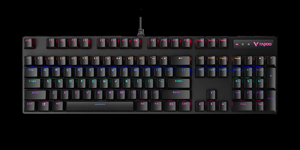 星途混彩背光游戏机械键盘 V500PRO 商品展示图