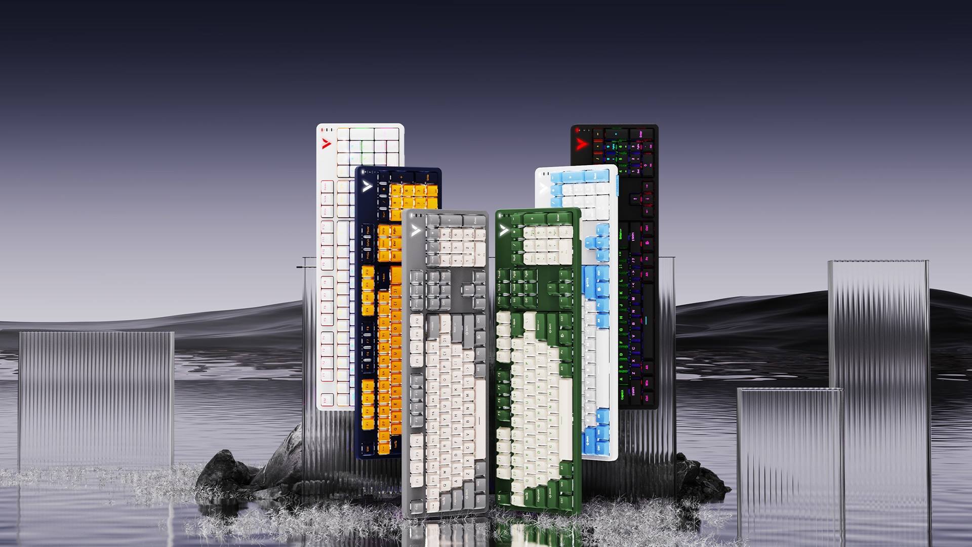 星途背光游戏机械键盘（ 双形态） V500PRO 功能卖点展示图