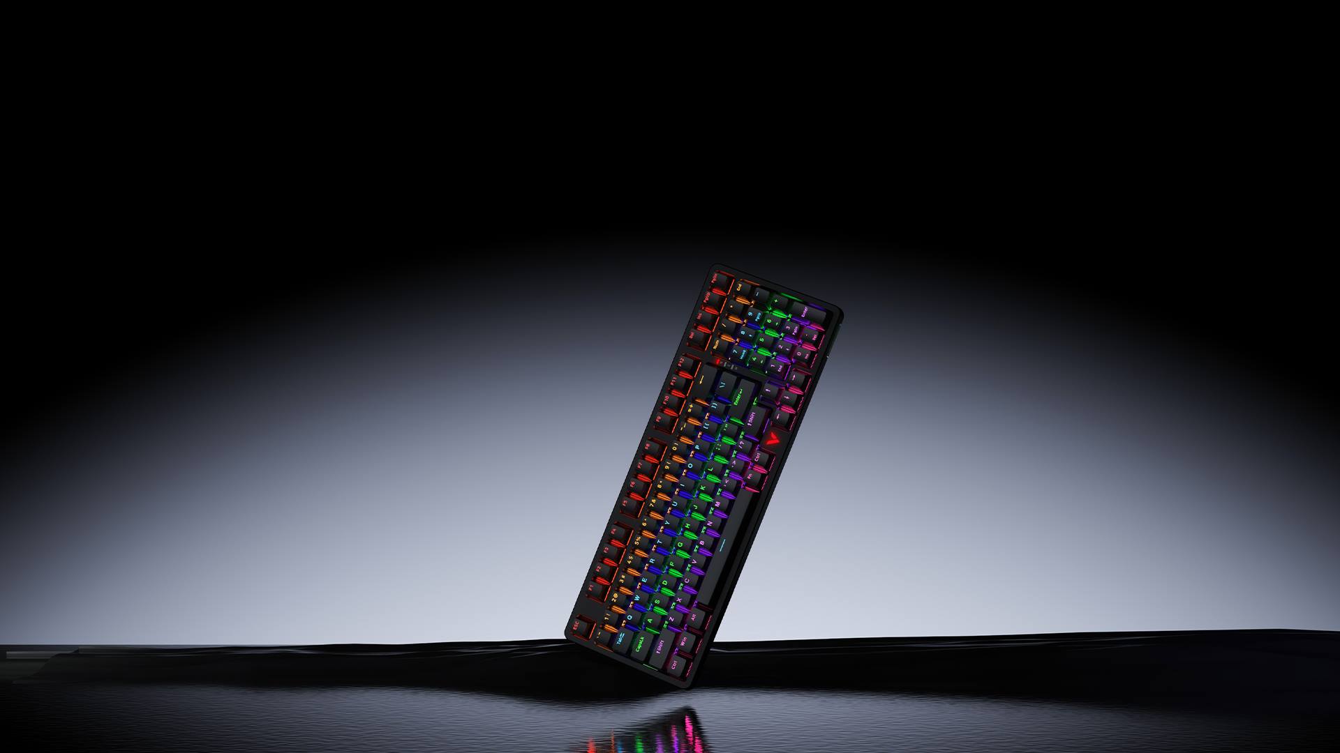 星途背光游戏机械键盘（双形态） V500PRO-98 详情配图