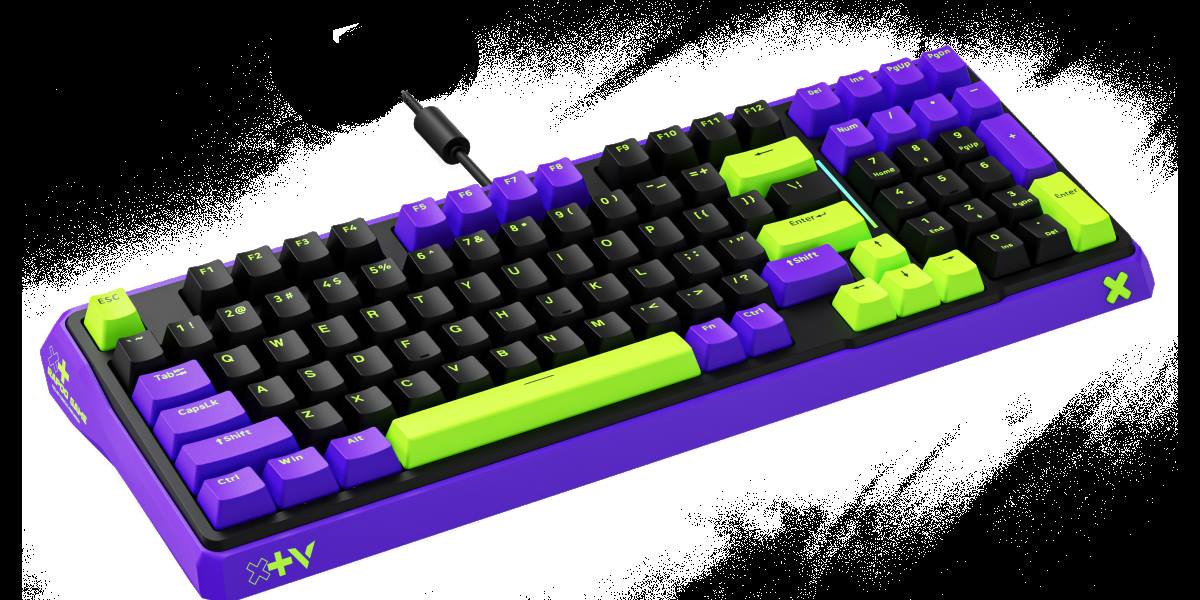 星途防水幻彩RGB背光游戏机械键盘 ESK750-98 产品主图