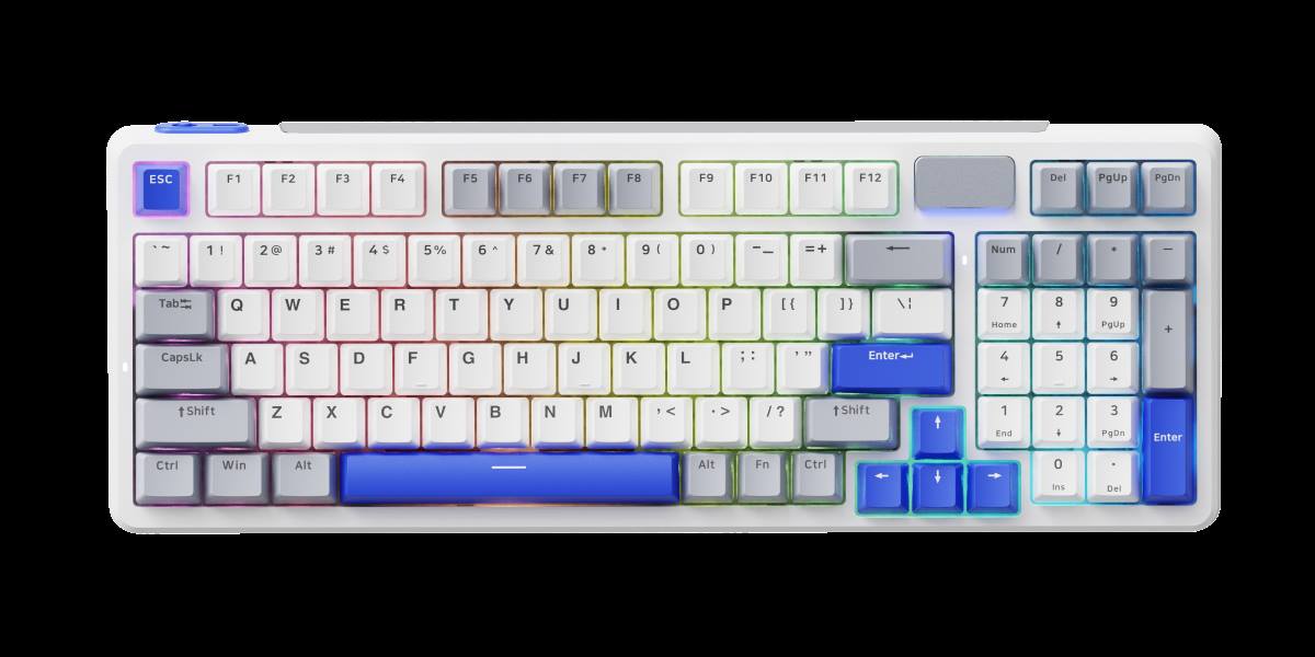 星途客制化多模式无线背光游戏机械键盘 V700DIY-98长续航版 商品展示图