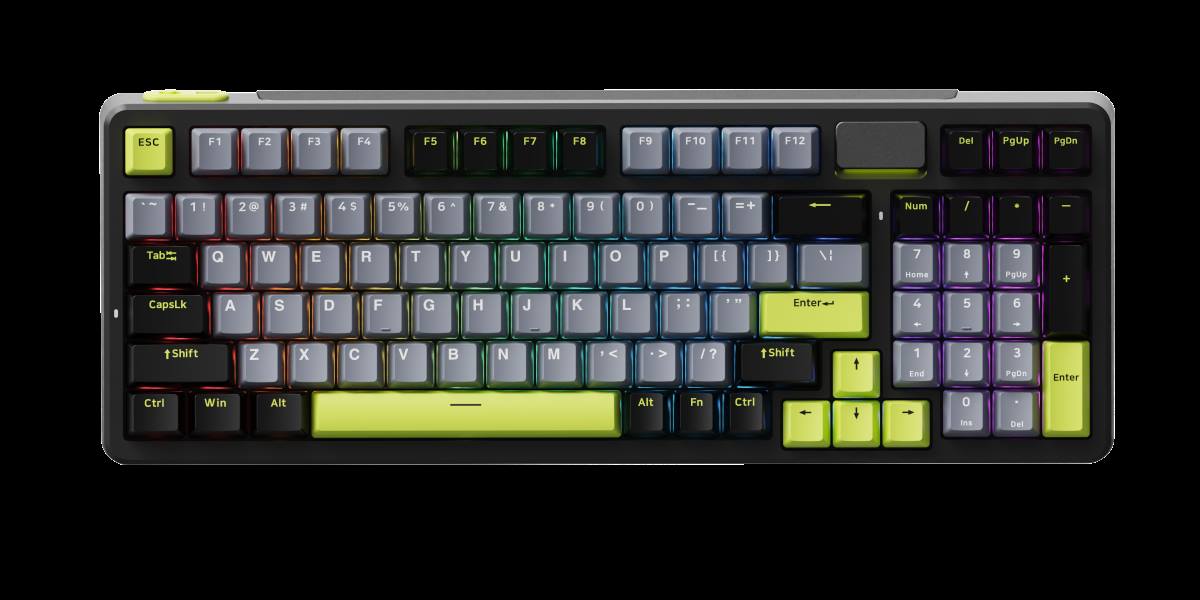 星途客制化多模式无线背光游戏机械键盘 V700DIY-98长续航版 商品展示图