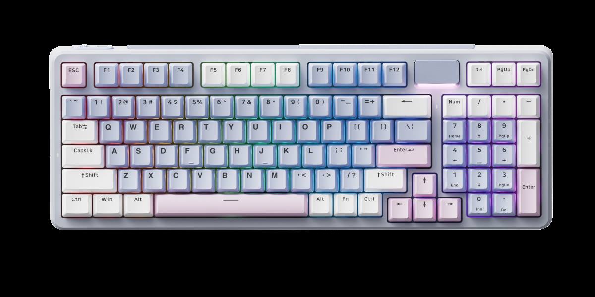 星途客制化多模式无线背光游戏机械键盘 V700DIY-98长续航版 商品展示图