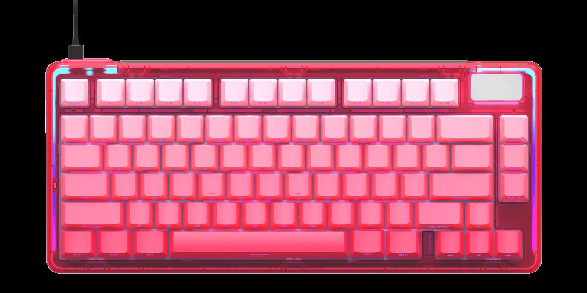 星途防水幻彩RGB背光游戏机械键盘 ESK750-75（渐变侧刻版） 商品展示图