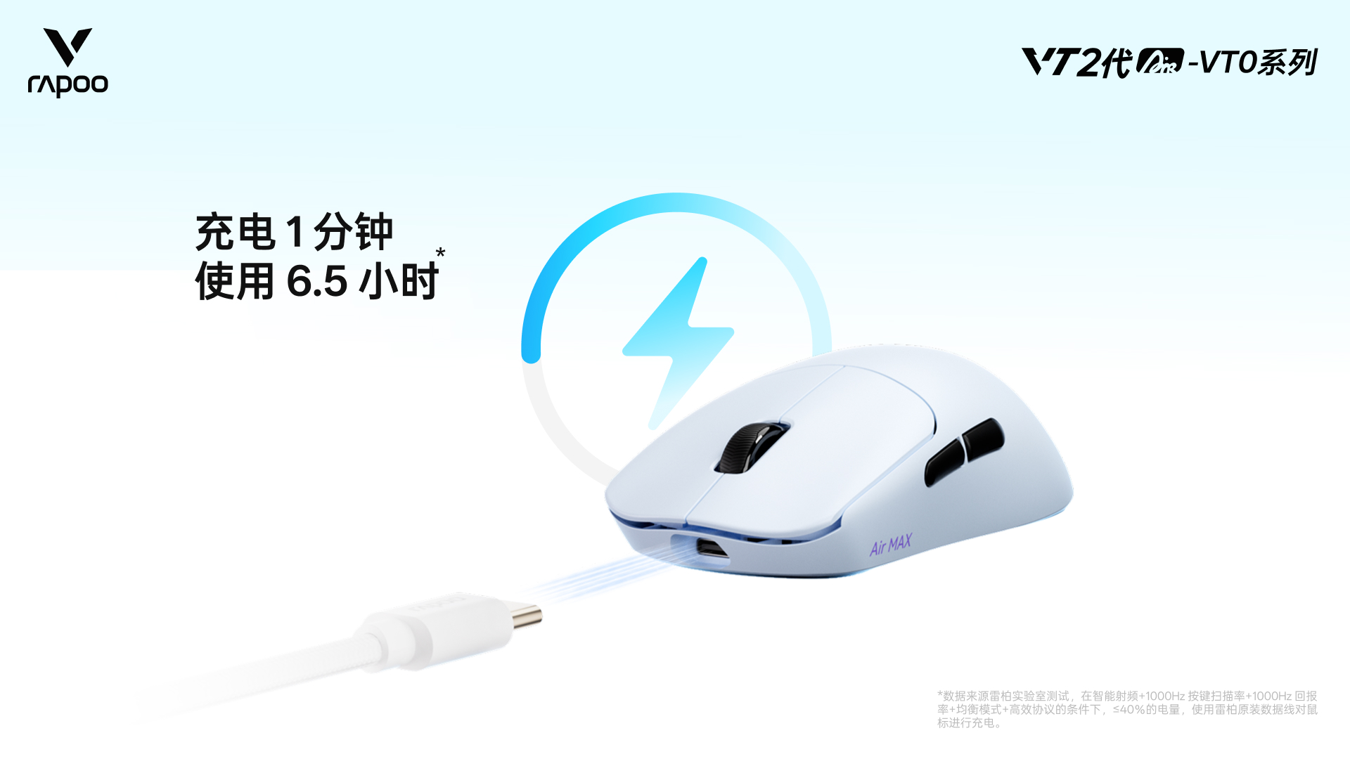 星途科技新闻配图:星途VT0Air MAX无线电竞鼠标,轻约39g的“双光”配