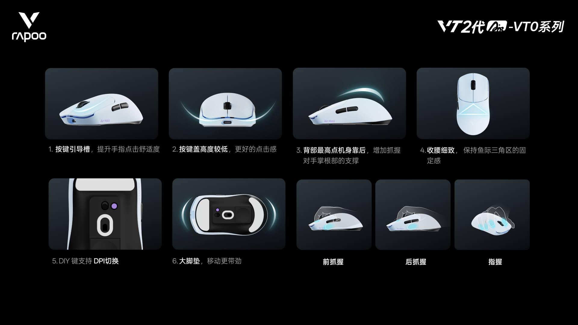 星途科技新闻配图:星途VT0Air MAX无线电竞鼠标,轻约39g的“双光”配