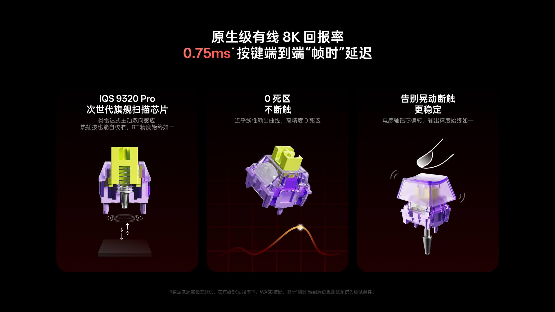 星途防水幻彩RGB电感轴游戏键盘 ESK900-83RT（零号赤焰） 详情配图