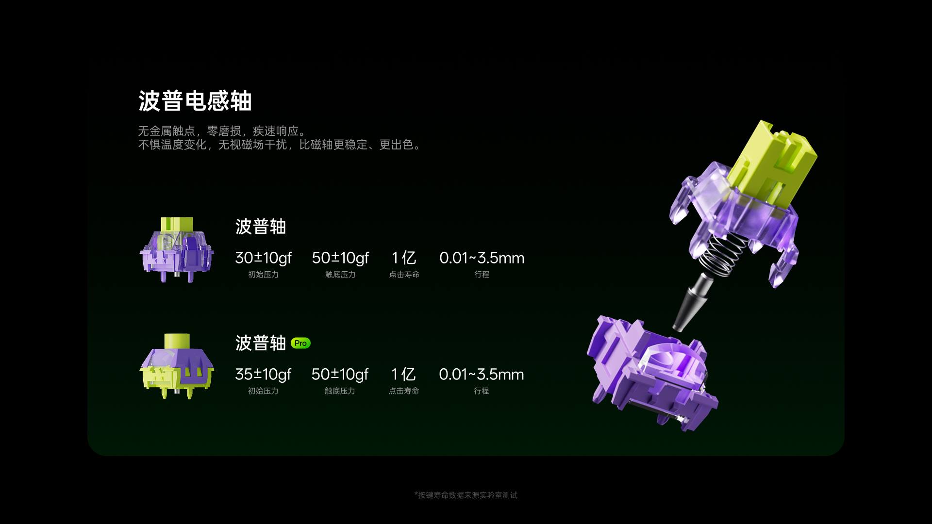 星途防水幻彩RGB电感轴游戏键盘 ESK900-83RT（墨冰雾影） 详情配图