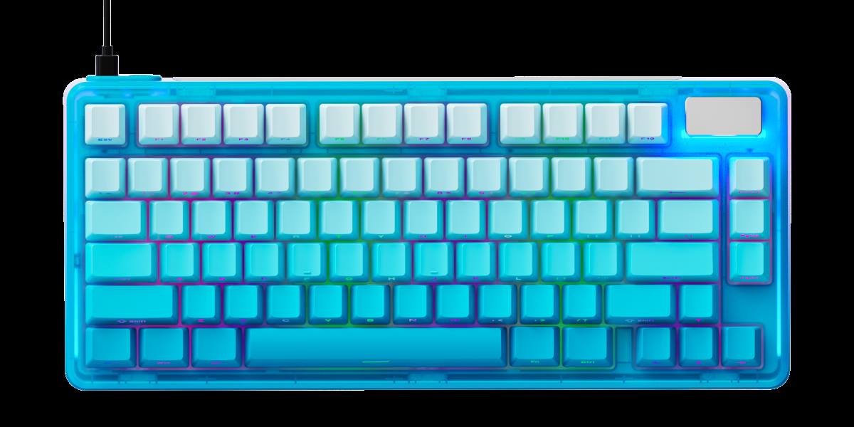 星途防水幻彩RGB背光游戏机械键盘 ESK750-75（渐变侧刻版） 商品展示图